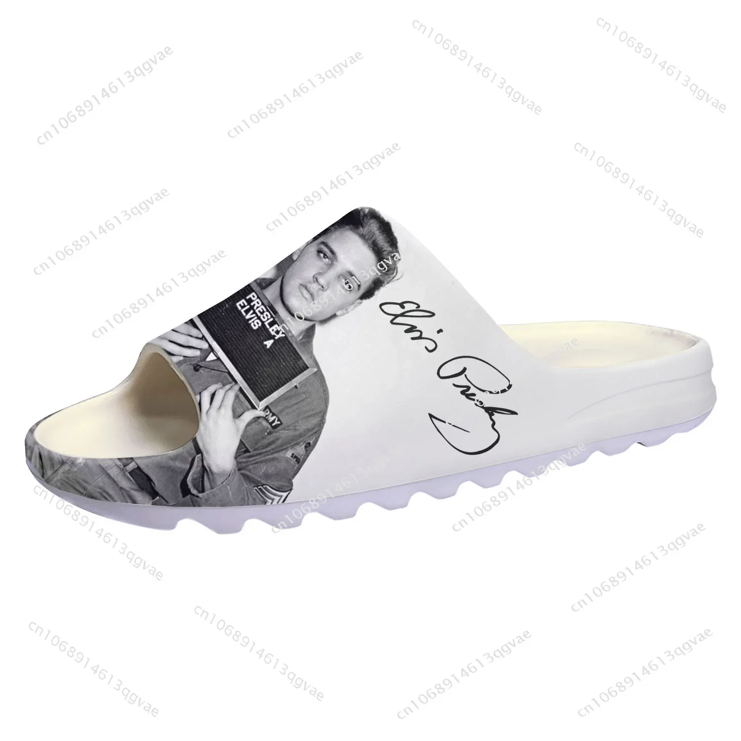 E-Elvis King Hillbilly Cat Soft Sole Sllipers Home Clogs Water Shoes Mens Womens Teenager Customize P-Presley on Shit Sandals