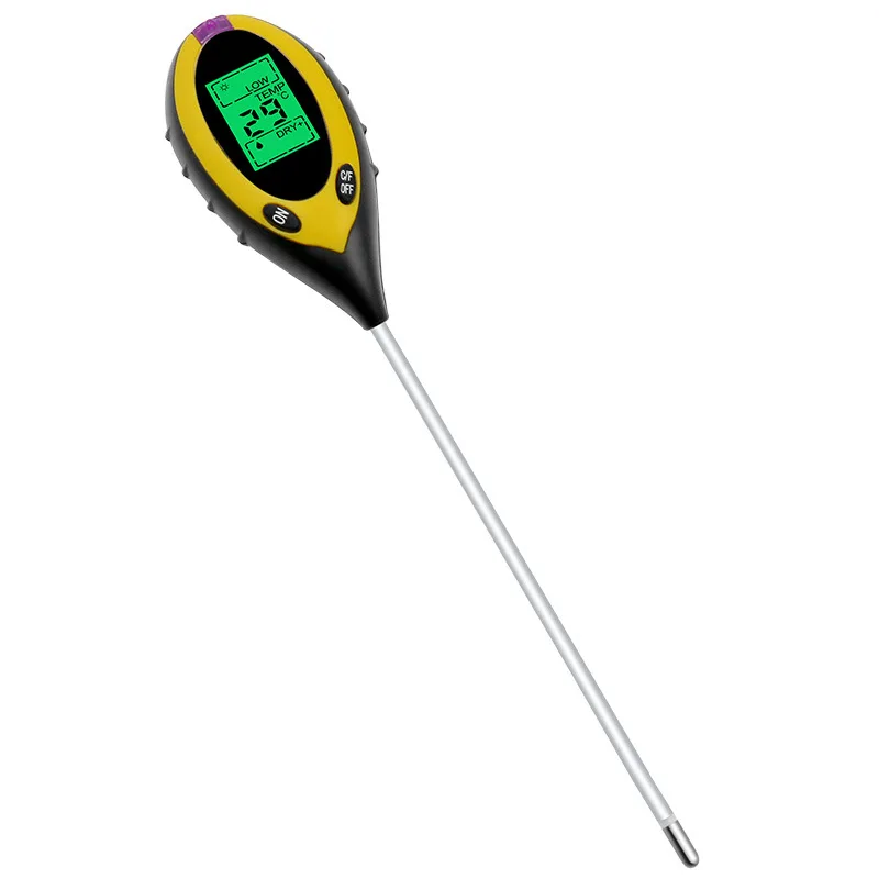 

Wholesale 4-in-1 Thermometer Hygrometer Soil Tester pH Meter Lux Meter Temperature Humidity Monitor