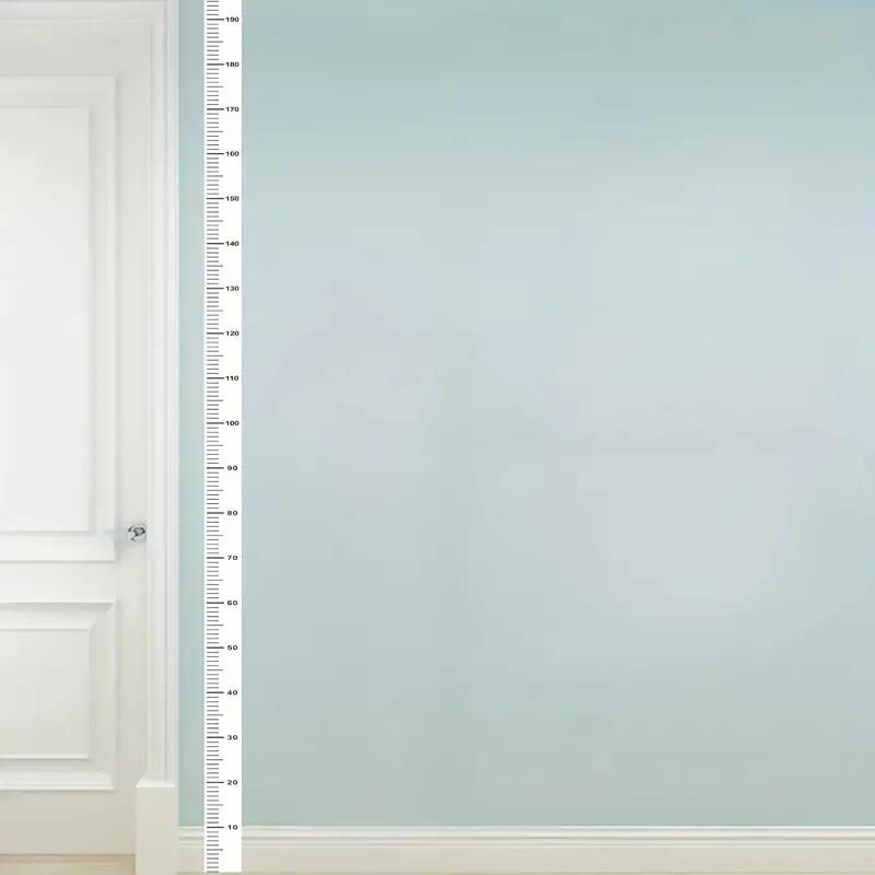 2m Wandhöhenmesskarte - Leicht ablesbar, langlebiges PC-Material, beschreibbar & abnehmbar, ideal für Raumdekoration und Wanddekorationen – Detail 8