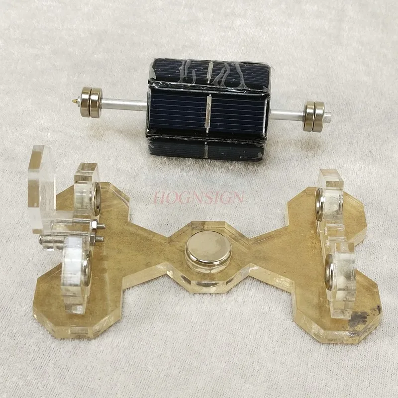 자기 부상 태양광 모터 학교 물리학 창의적인 자기 부상 장식품 학생 과학 선물