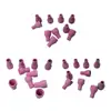 TIG Welding Torch Consumables Collet Body Ceramic Nozzle Pink 3