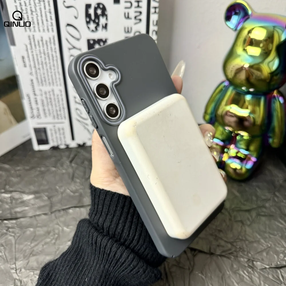 Luxury Slim Matte Magnetic Wireless Charging Hard Cover Case