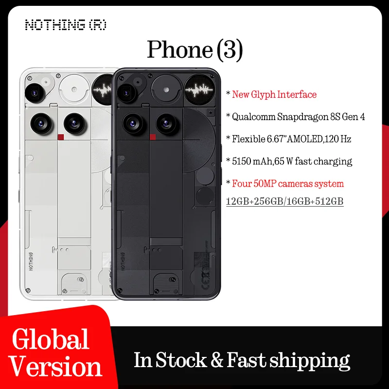 Nothing Phone 3 海外版 256GB Nothing Phone 3 (12/256GB) - Magnet E-Store Zimbabwe