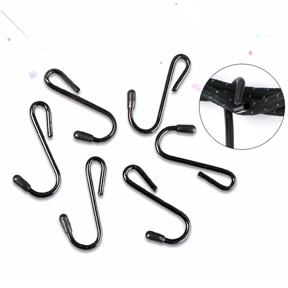 Universal Motorcycle Luggage Net Hooks Motorcycle Accessories Net Motorbike Mesh Bungee Mesh Helmet Holder Black Luggage