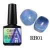Canni Reflective Gel Bright Effect Party Shining Rainbow Cat Eye Nail Gel Polish 7.3ml Semi Permanent Glitter Laser Nail Lacquer 5