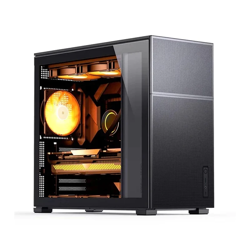 PC Case PC Chassis Computer Chassis Frame JONSBO D41 Desktop Chassis ATX motherboard/360 water-cooled MESH secondary screen version