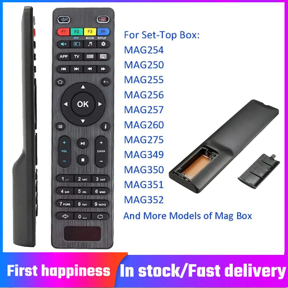 

Replacement TV Box Remote Control For Mag254 Controller For Mag 250 254 255 260 261 270 IPTV TV Box For Set Top Box ABS