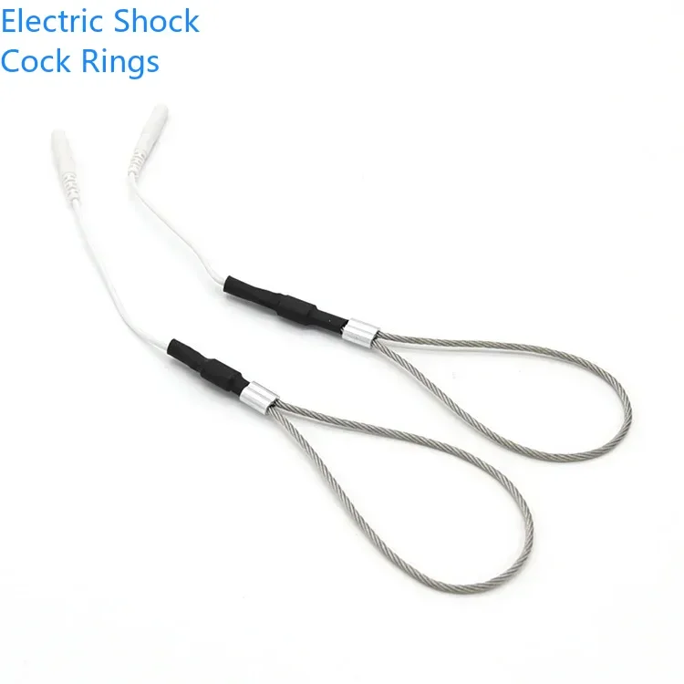 Physiotherapy Cock Rings BDSM Sex Toys For Men Sex Products Electro Shock Penis Rings Penis Extender Electrical Stimulation
