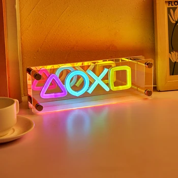 Gaming Symbols Infinity Mirror LED Neon Sign