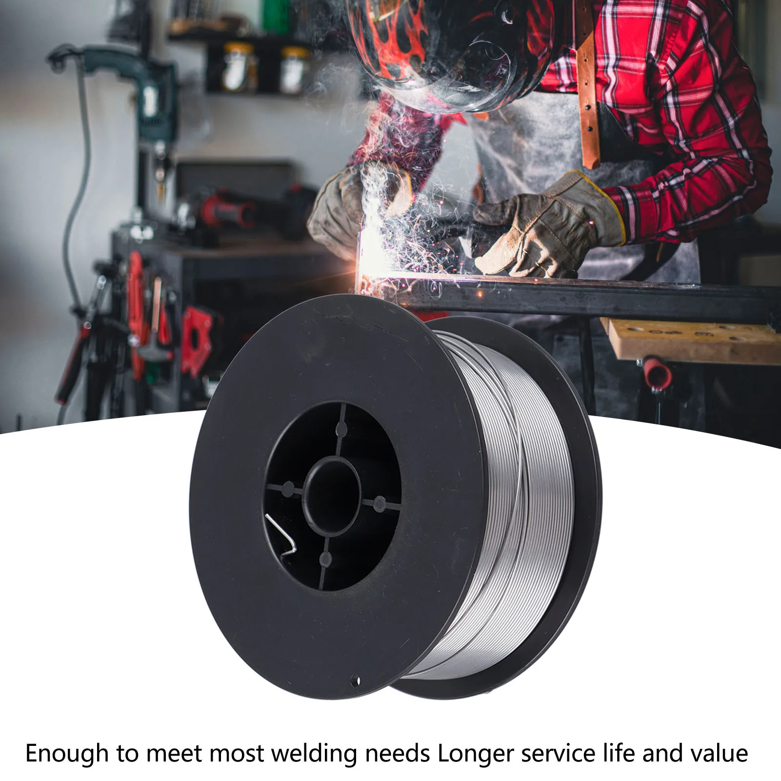 Gasless Carbon Steel Wire Flux Cored Wire 1.0mm MIG Welding Core 1KG for Gas Free Welding