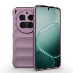 Premium Shockproof Soft Silicone Full Cover - 6.78 inch for Vivo X300 (Purple)