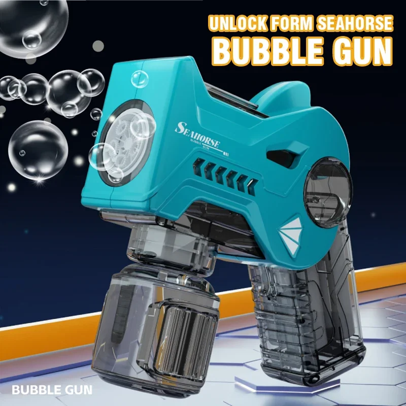 Electric Bubble Gun Toy for Kids Outdoor Party Fun