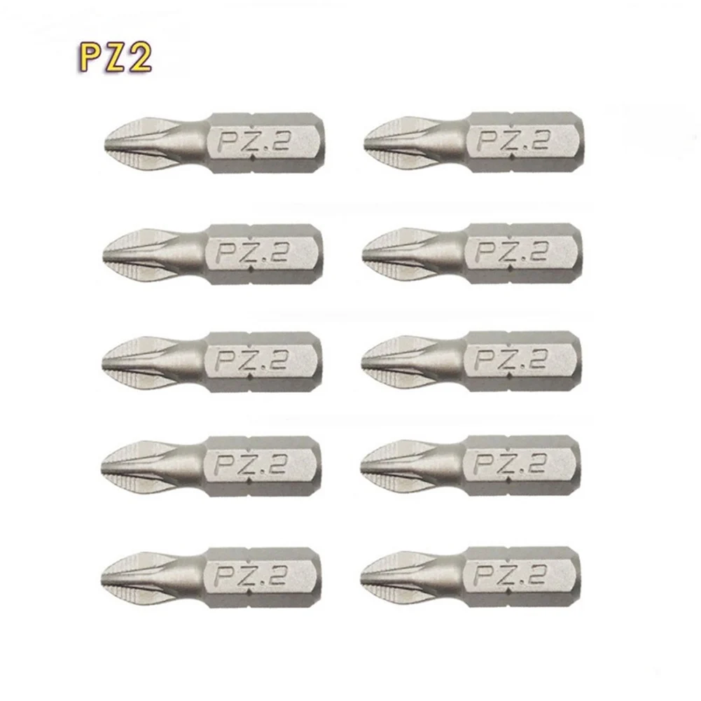 

Driver Bit Set PH Hex Shank PH1/PZ1/PH2/PZ2/PH3/PZ3 Screw Driver Bit 10 Pcs Anti Slip Drill Bit Set High Quality