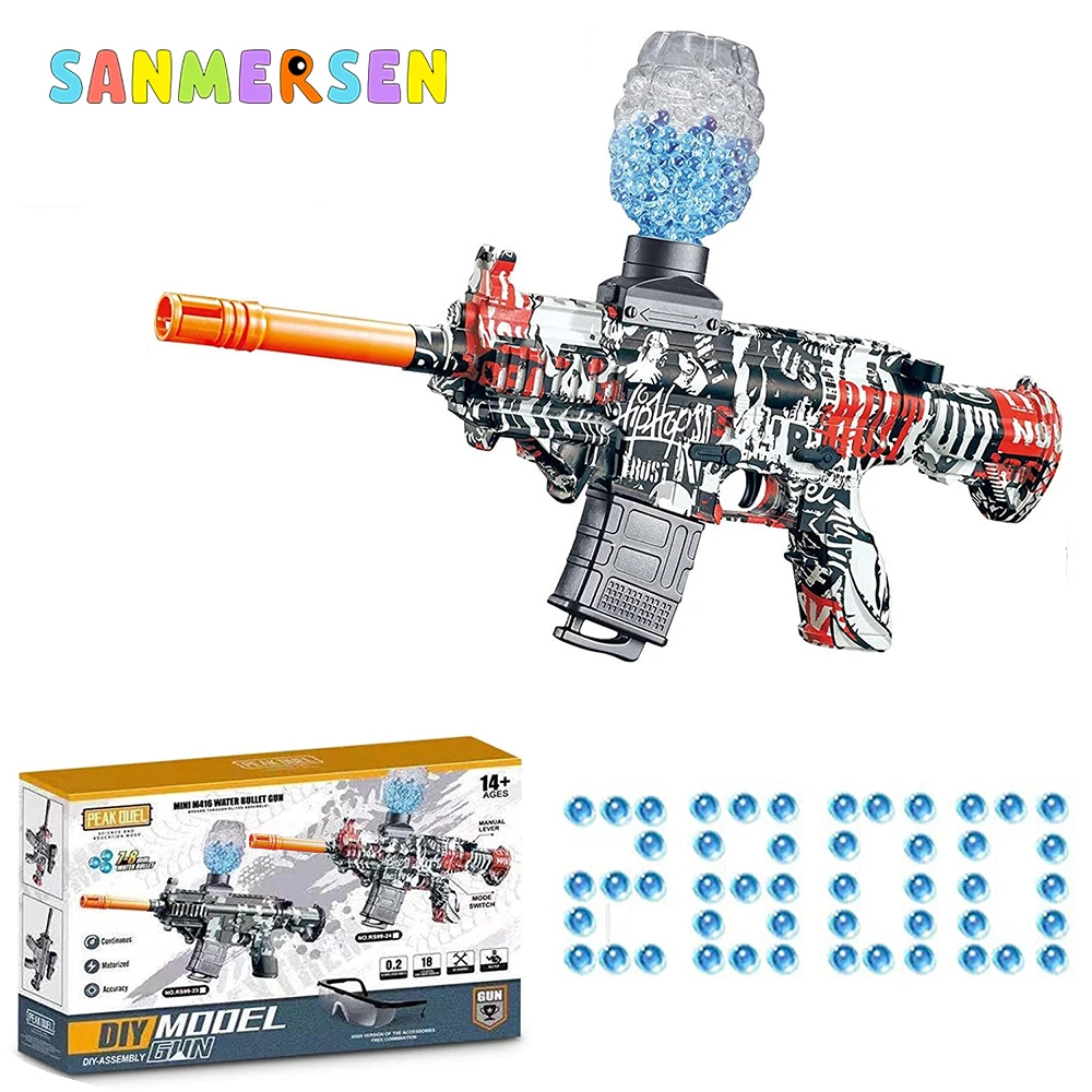 Paintball Guns Hydrogel Balls M416 Gel Balls Blaster Gun Paintball