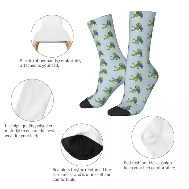Pepe the Frog Meme Socks: Embrace Your Meme-Induced Wanderlust