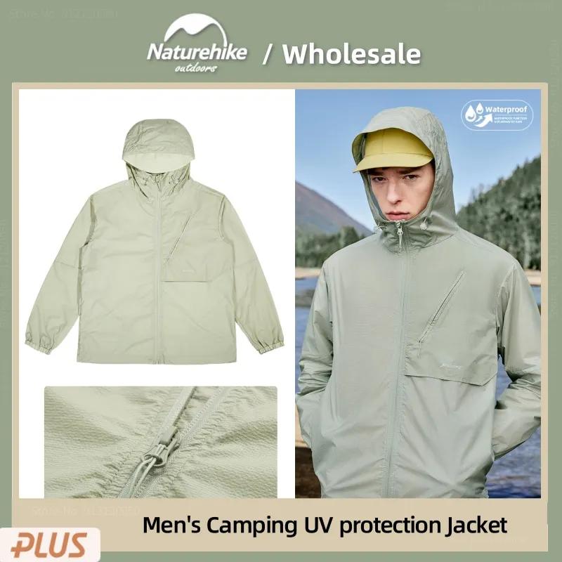 

Naturehike Summer Men's Camping UPF 50+ UV Protective Jacket Hiking Outdoor Fishing Breathable Waterproof Sun Protection Jacket