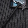 Multi-function black tactical axe outdoor rescue axe fire axe jungle logging multi-function removable axe + nylon axe sleeve 3