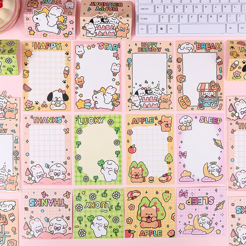 

Animal Party Series Cute Card Head Card Back Set Self-printed Diy Card Packaging Material Small
