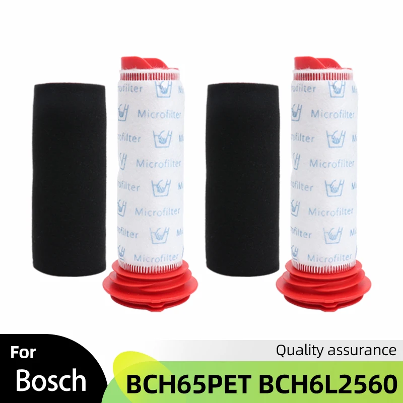 

Foam Filter Set for Bosch Athlet BCH6 Serise BCH65PET BCH6L2560 Rechargeable Cordless Vacuum Cleaner Spare