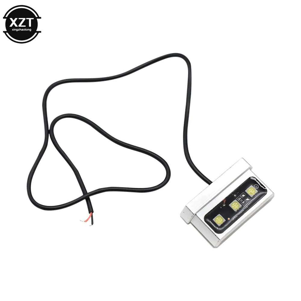 

Motorcycle Waterproof Aluminum License Plate Lights Lamp Frame Light Tail Rear Light Decorative Lamp For Universal Little Monkey