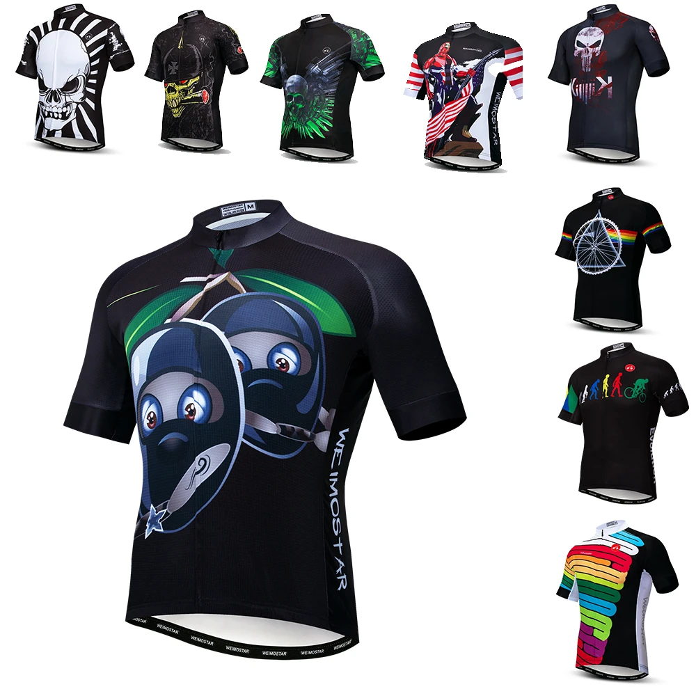 Cycling Jersey Men Summer Weimostar Cycle Jersey Men Rock Racing