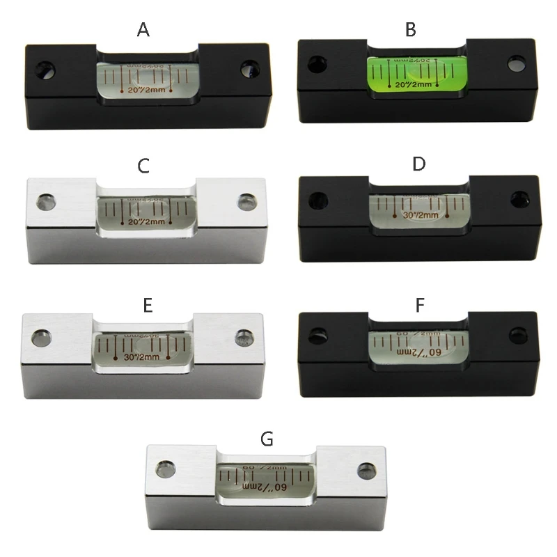 

Spirit Level 20"/2mm 30"/2mm 60"/2mm Aluminum Ruler Bubble Level High Accuracy