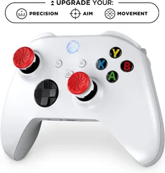 Enhanced Hand Grip Extender Caps for Game Controller Thumbsticks - Set of 2 (55 For Xbox One)