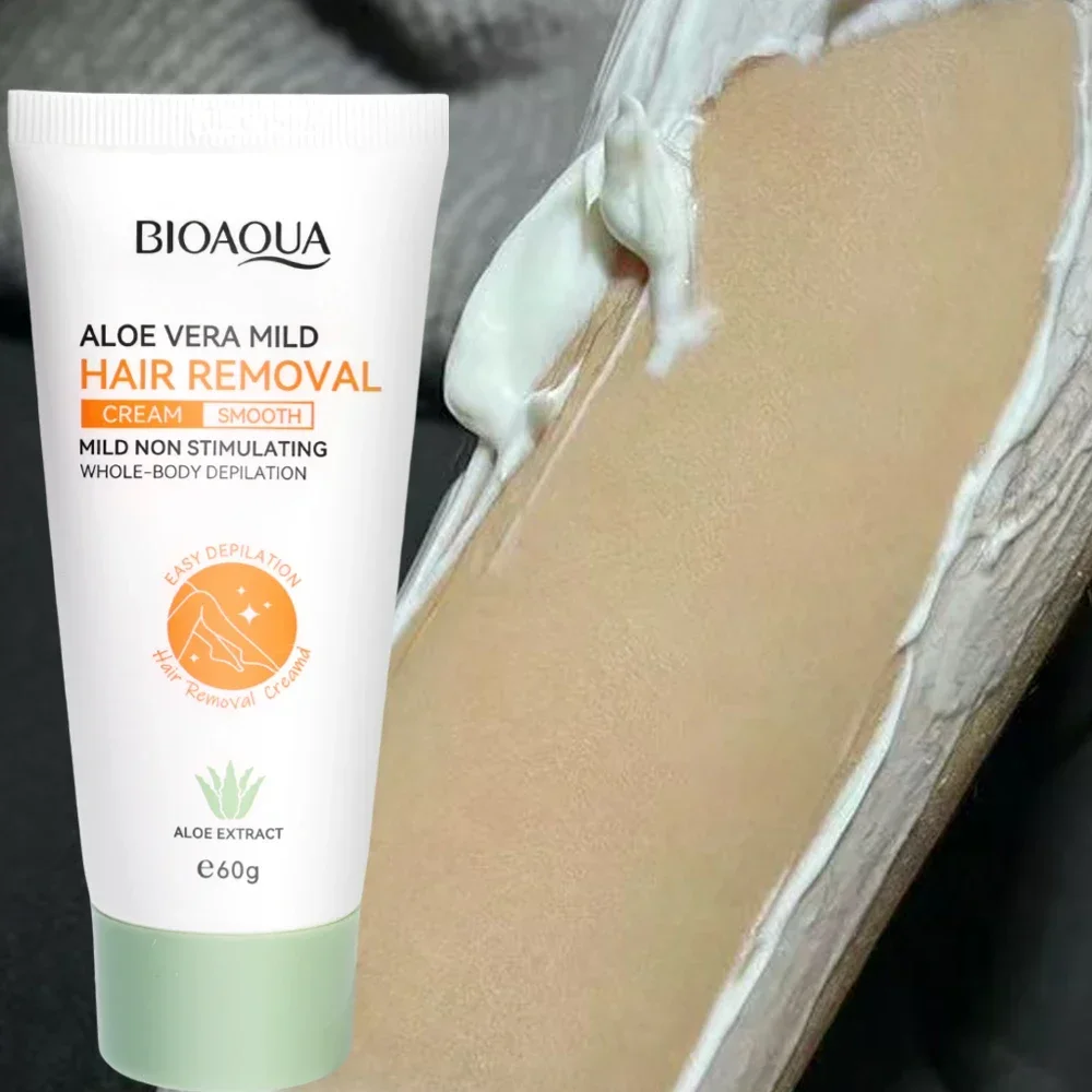 Aloe Vera Fast Hair Removal Cream Semi-permanent Effective Hair Growth Care Beauty Health Whole Body Painless Hair Removal 2