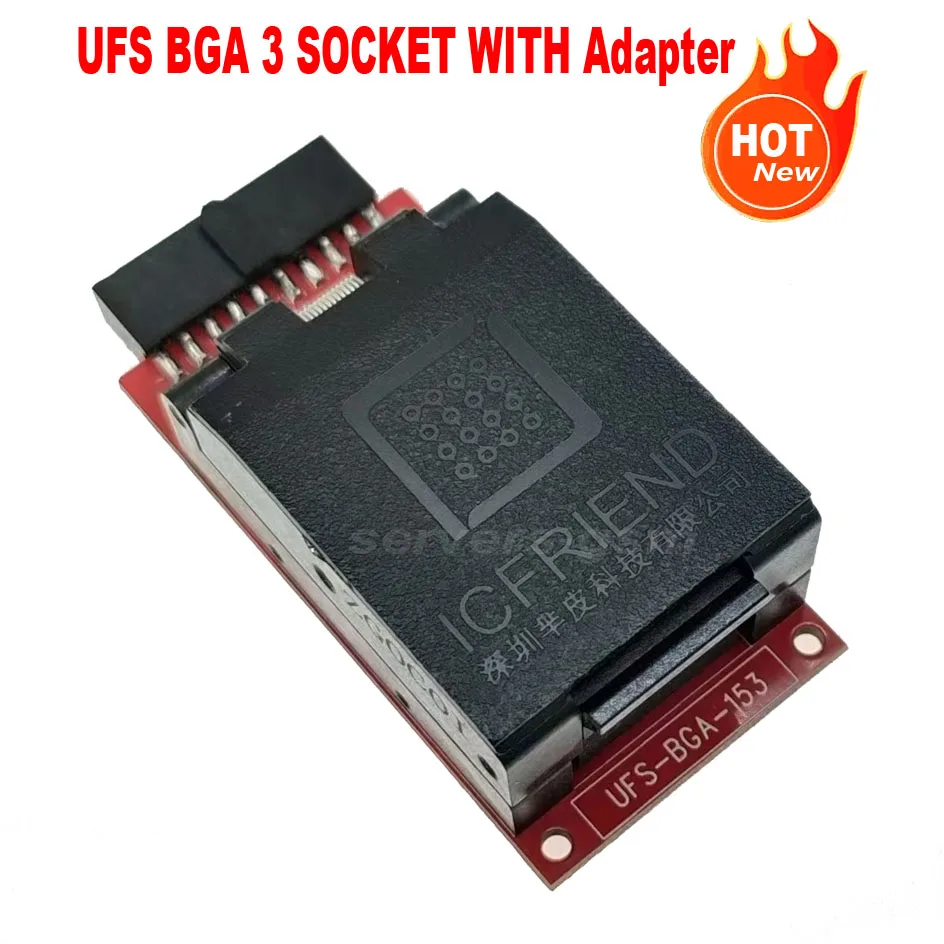 2026년 신제품 오리지널 ICFriend UFS BGA 3 in 1 소켓 어댑터 포함, BGA153 BGA254 BGA297 지원, 이지 Jtag 플러스 박스용