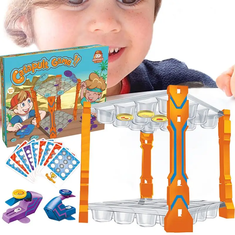 

Launching Toys Two Player Family Launching Disk Game Tabletop Games For 4-6 Years Kids Board Games For Home School And Outdoor