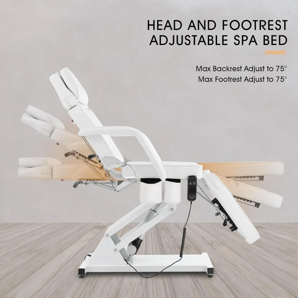 Description Picture 6 of itemMassage Table Electric Height Adjustable Massage Bed Massage Facial Lash for Eyelash Extensions Salon Chair (White)