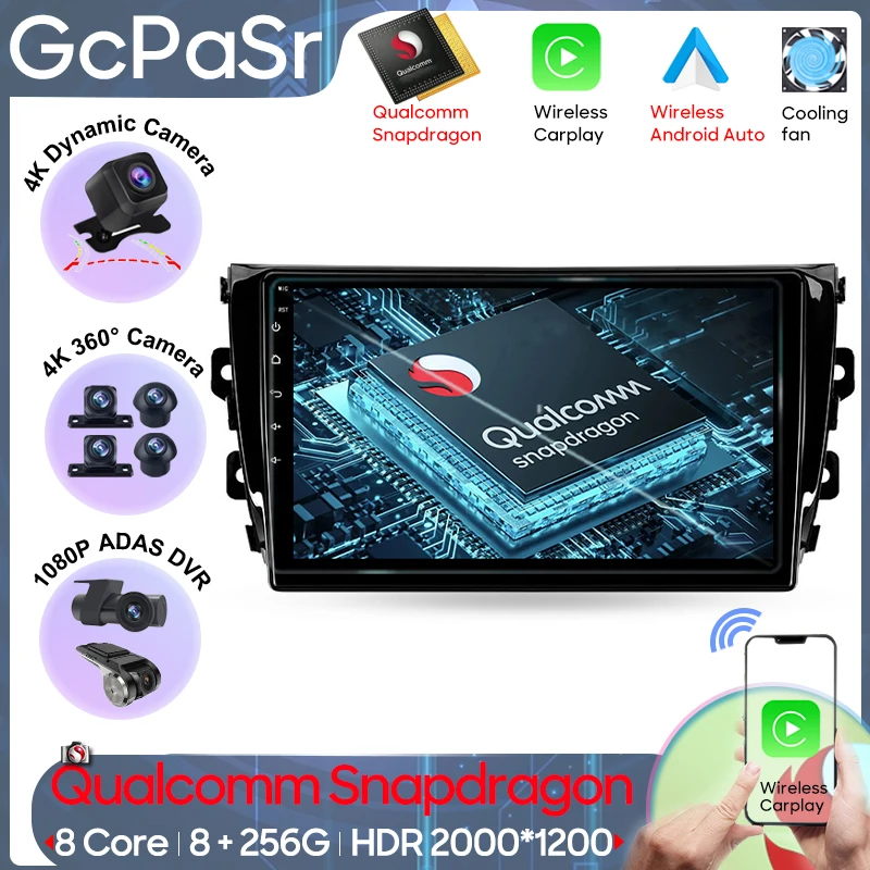 

Car Radio 360 Camera For Zotye T600 2014 - 2019 Navigation GPS Wireless Android Auto QLED Stereo Video Wifi No 2din DVD