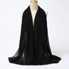 Foulard Hijab en mousseline de soie pour Femme, voile musulman ramadan ,hijab femme musulman,foulard musulmane pour femme, foulard mousseline en Jersey doux de haute qualité hijab islam voile femme musulman,70*180cm