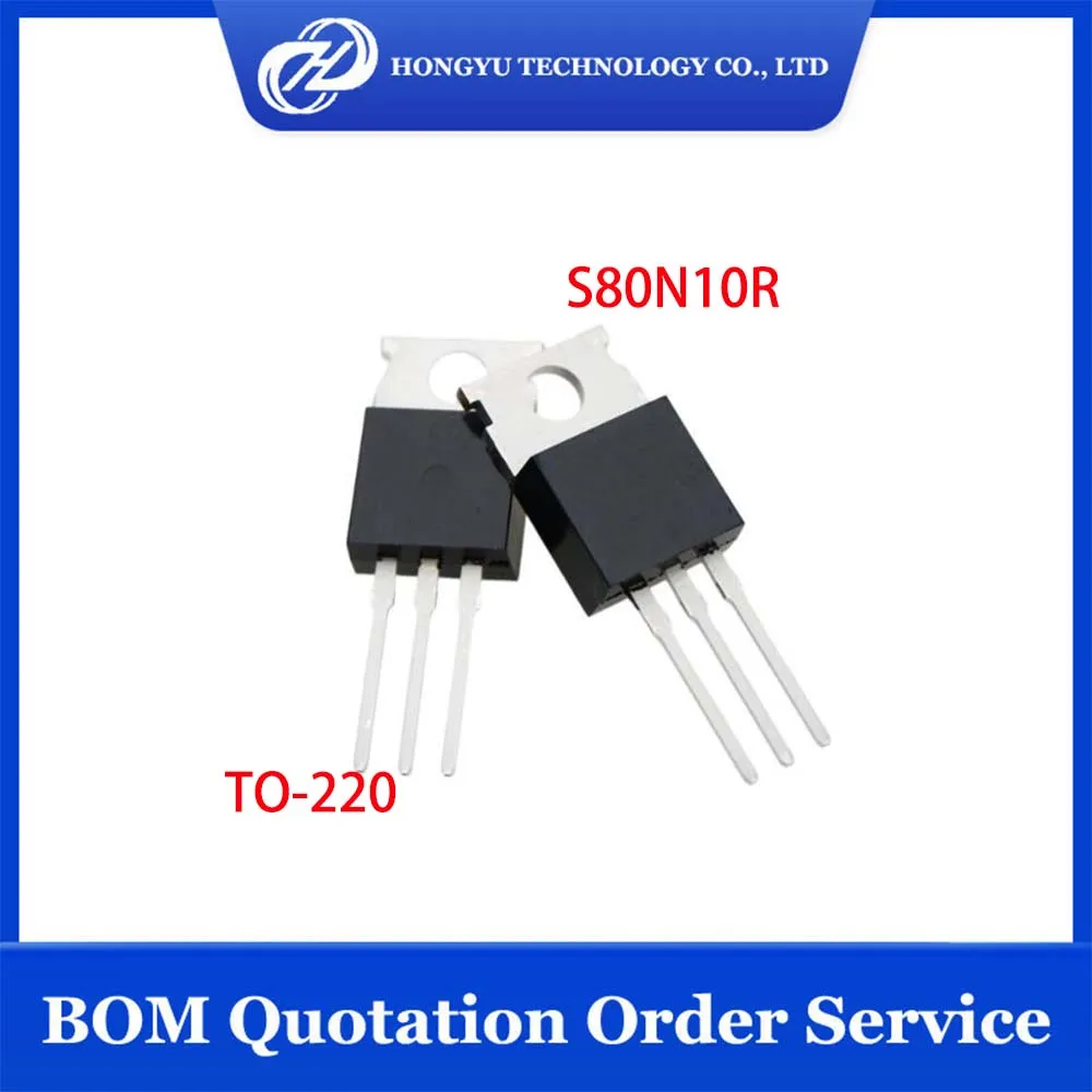 10-Pieces-lots-S80N10R-S80N10-80N10-80A-100V-TO-220-MOSFET-New-In ...