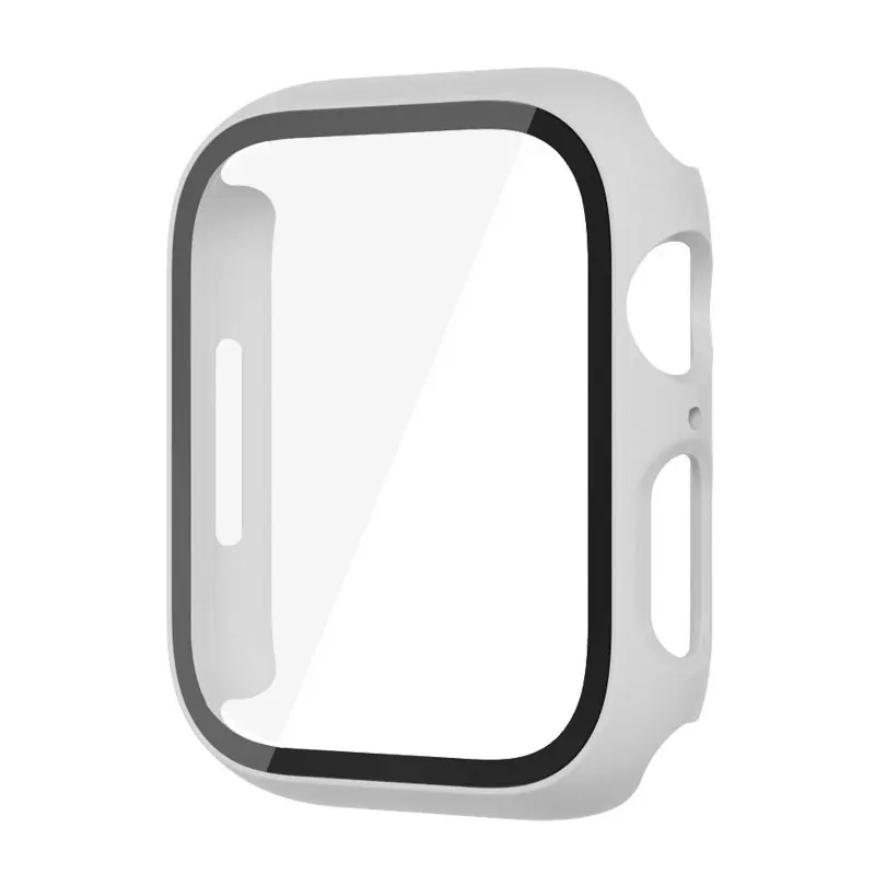 Durable Glass Case for Apple Watch - PC Screen Protector Cover and Accessories
