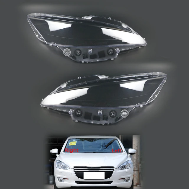 For Peugeot 508 2011 2012 2013 2014 Car Headlight cover Headlamp Lens Auto  Shell Cover - AliExpress