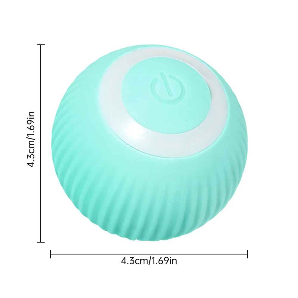 Smart Cat Toys Automatic Rolling Ball Electric Cat Toys Interactive for Cats Training Self-moving Kitten Toys for Indoor Playing