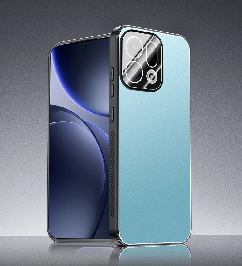 For OPPO Find X9 X9 Pro Case Metal Frosted Honeycomb Heat Dissipation Anti-drop Cover For OPPO FindX9 Shockproof Bumper Funda