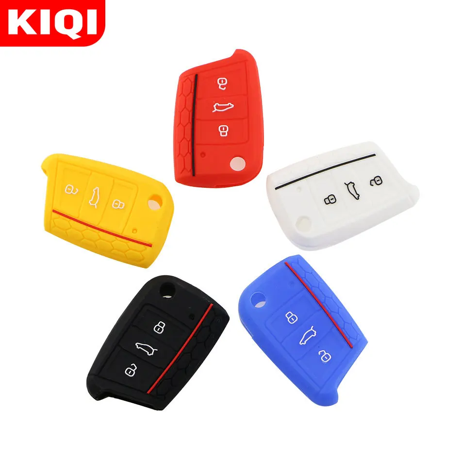 Premium Silicone Car Key Fob Cover