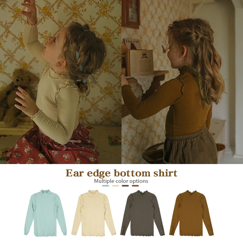 

Mother Kids Multi-Color Girls' blouse Children's Clothing Tops Sweatshirts Autumn 2023 New Baby Floral Long Sleeve T-Shirt