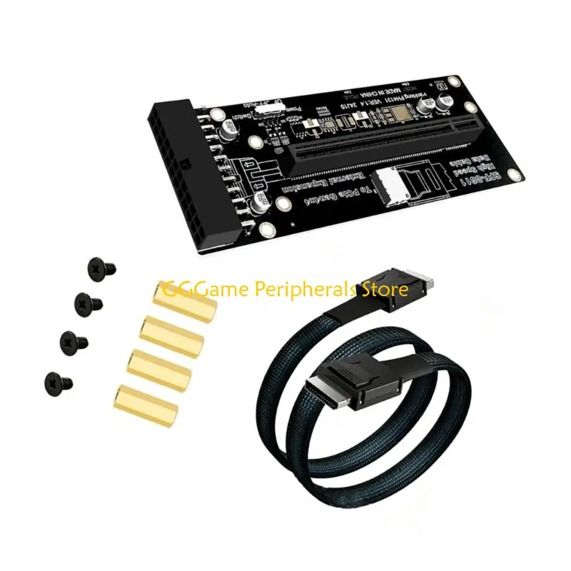 전송선이 있는 U55B PCIe Gen4X4 SFF 8612 모듈