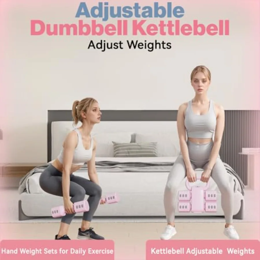 4-in-1 Adjustable Kettlebell Set 2