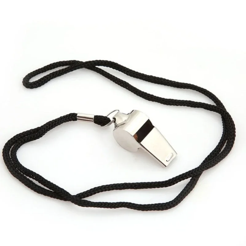 Survival Whistle Soccer Whistle Sport Whistle Metal Whistle Sports Whistle Stainless Steel Whistle First Aid Whistle Soccer Football Basketball Hockey Baseball Sports Referee Survival Outdoor