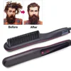 Heating Straightening Comb Hair Straightener Brush Men Quick Beard Straightener Brush Beard Comb Styling Iron Smoothing Comb 1