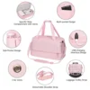 Gym Bag for Women Sports Travel Duffel Bag with USB Charging Port Weekender Overnight Bag with Wet Pocket and Shoes Compartment 4