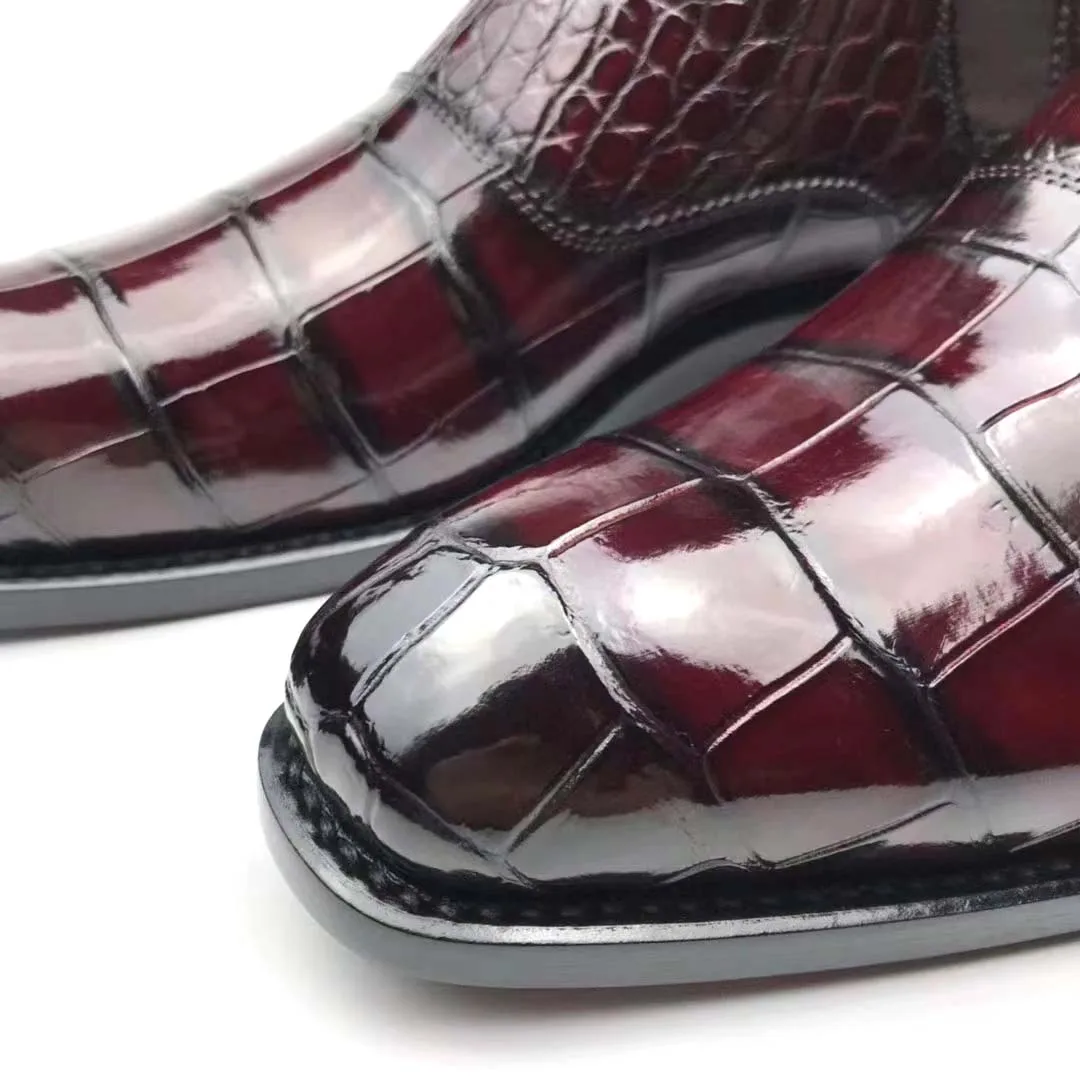 Рисунок 6 - Мужские ботинки kexima винно-красного