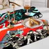Kaiju No8 Kitchen Draining Mat Non-slip Drain Dish Mats Coffee Pad Heat Resistant Placemat Dinnerware Dustproof Pads 1