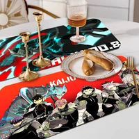 Kaiju No8 Kitchen Draining Mat Non-slip Drain Dish Mats Coffee Pad Heat Resistant Placemat Dinnerware Dustproof Pads 1