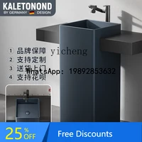 อ่างล้างหน้าทรงสี่เหลี่ยม A1 แบบตั้งพื้น ทำจากเซรามิก สำหรับห้องน้ำ ระเบียง หรือใช้ในบ้าน 3