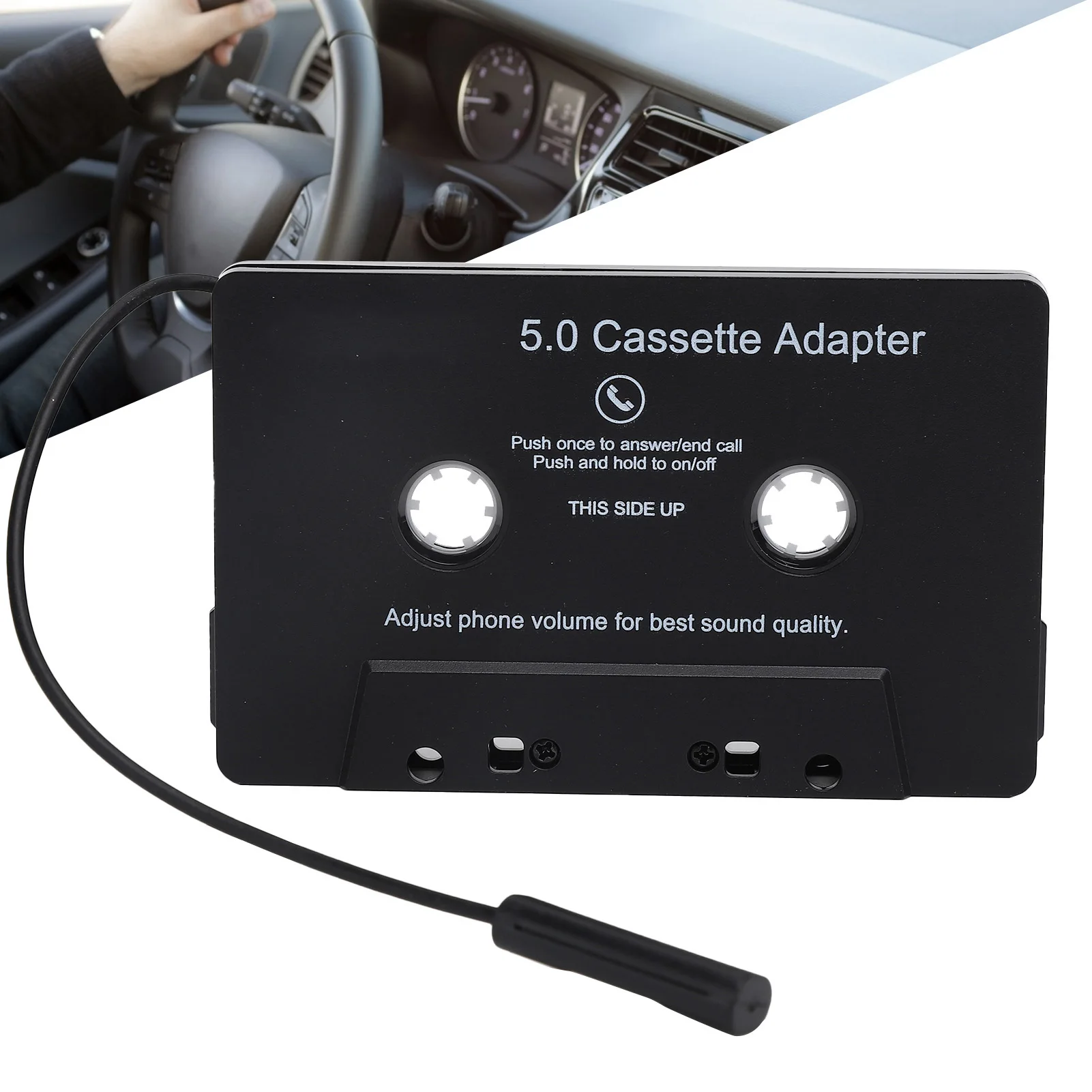 Cassette Adapter Bluetooth Tape Converter MP3 Player Audio Converter for Car